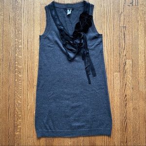 Nanette Lepore Merino Wool armless dress sweater